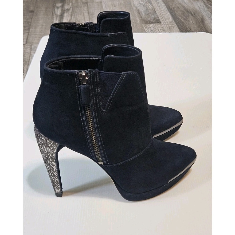 Herve Leger‎ Women Mercer Black Vero Cuoio Ankle Boots US 7 1/2M